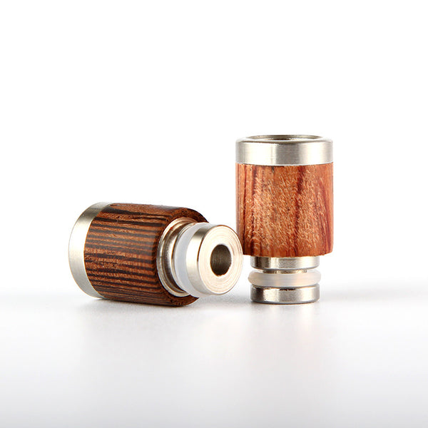 New! Stainless Steel & Wood Wide Bore Drip Tips (WD016)